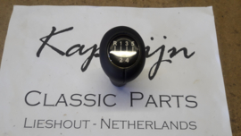 Gearknob Push-on leather, 5-speed overdrive (Repro, New) 