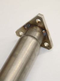 Exhaust system stainless steel 628CSI / 630CS / 633CSI / 635CSI, LHD, up to 05-1982 (New)