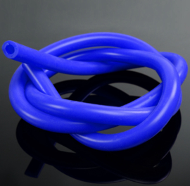 Vaccuum slang 3,3x1,8 mm blauw per meter (Nieuw)