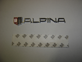"Alpina" embleem zelfklevend 135x23 mm (Nieuw, Repro)