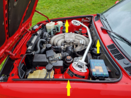 Sealing under bonnet, 324/325/M3, L=3020mm (Repro, New)