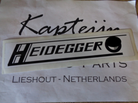 "Heidegger" sticker 50x250 mm (Pair, New)