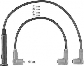 Bougiekabelset M10 tot 9/80 (Nieuw)