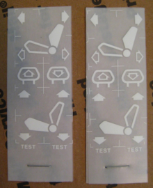Stickerset stoelbedieningschakelaars (Set, Nieuw)