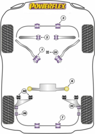 Rubber schakelstang Powerflex (Nr.31) 1982-1989 (Nieuw)