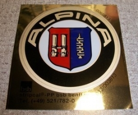 "Alpina" Sticker wieldop d=59mm (Nieuw)