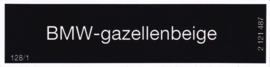 Sticker "gazellenbeige" (Nieuw)
