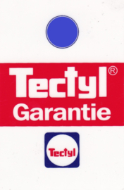 Raamsticker "Tectyl" voorzijde klevend (Nieuw)