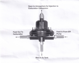 Fuelpressure regulator for carburetor engines (Nieuw)