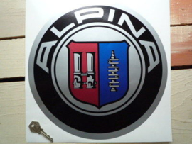 "Alpina" sticker chrome d=300 mm (New)