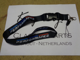 Keycord "Performance" zwart (Nieuw)