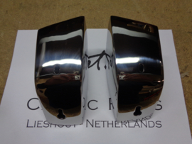 Bumperrozetten achterbumper, RVS (Set, Repro, Nieuw)