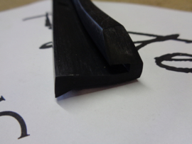 Base numberplate for front bumper, rubber (New)