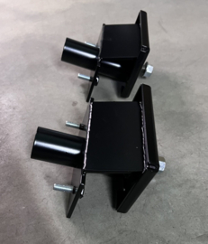 Bracketset rearbumper for M3, left + right (Repro, New)