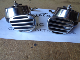 Claxon hoog + laag set V12 (Repro, Nieuw)