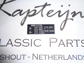Sticker ECE model 3.0 CSL (New)