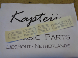 635 CSi" Outline sticker 24x226 mm black (New)