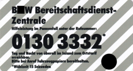 Sticker Bereitschaftsdienst (New)