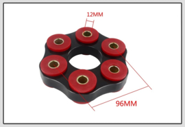 Hardyschijf 135x6x30mm STC=96mm / D=12mm Heavy Duty (Nieuw)