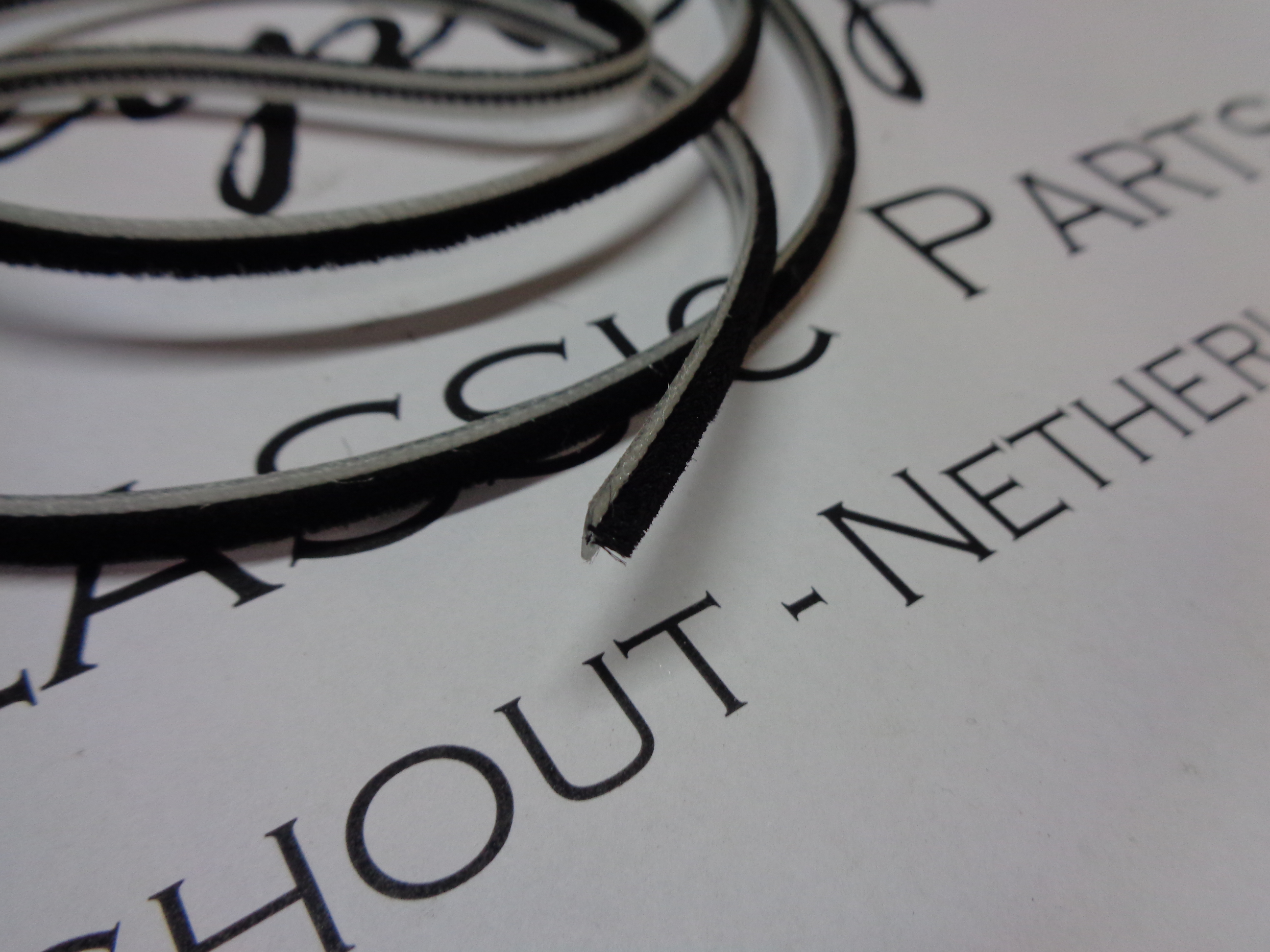 Door weather strip front or rear up to 6-78 (New)