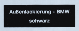 Sticker "schwarz" (Nieuw)