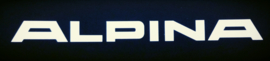"Alpina" tekst laat model 610x50 mm (Nieuw)