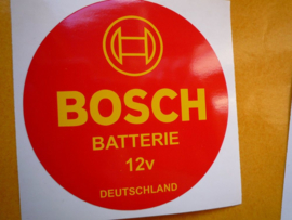 Bosch 12V Battery D=75mm red (New)