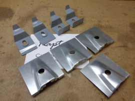 Jack point repair kit Sedan/Touring/Coupe, 8-piece (Repro, New)