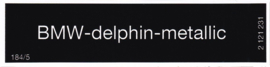 Sticker "delphin - metallic" (New)