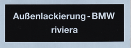 Sticker "riviera" (Nieuw)