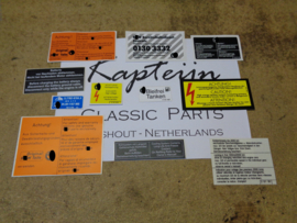 Stickerset E30, 11-delig (Repro, Nieuw)