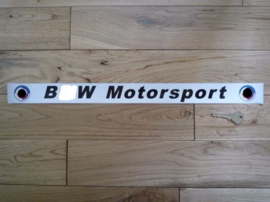 Strutbrace Sticker "O B*W Motorsport O" 500x35 mm (Nieuw)