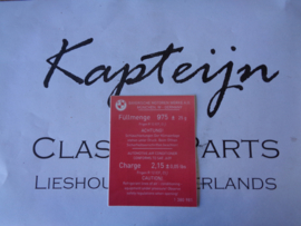 Aufkleber airco 975gr (Neu)