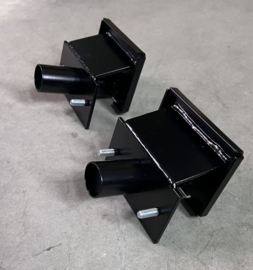 Bracketset rearbumper for M3, left + right (Repro, New)