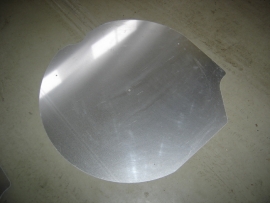 Sparewheel cover aluminium (New)