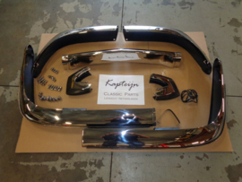 Stossstangen Satz 2000C/CS vorne + hinten Edelstahl (Repro, Neu)