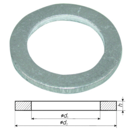 Gasket ring chaintensioner A22x27-AL (New) 