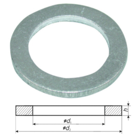 Gasket ring A8x11,5-AL (New)