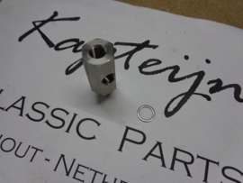 Connector oliedrukleiding M12x1,5, zij aansluiting 1/8NPT (Nieuw)