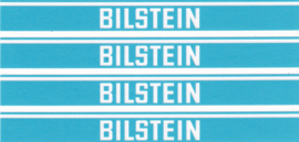 "Bilstein" sticker transparante letters 150x15 mm (4 stuks, Nieuw)
