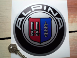 "Alpina" sticker chrome d=150 mm (Neu) 