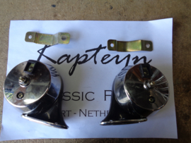 Claxon hoog + laag set V12 (Repro, Nieuw)