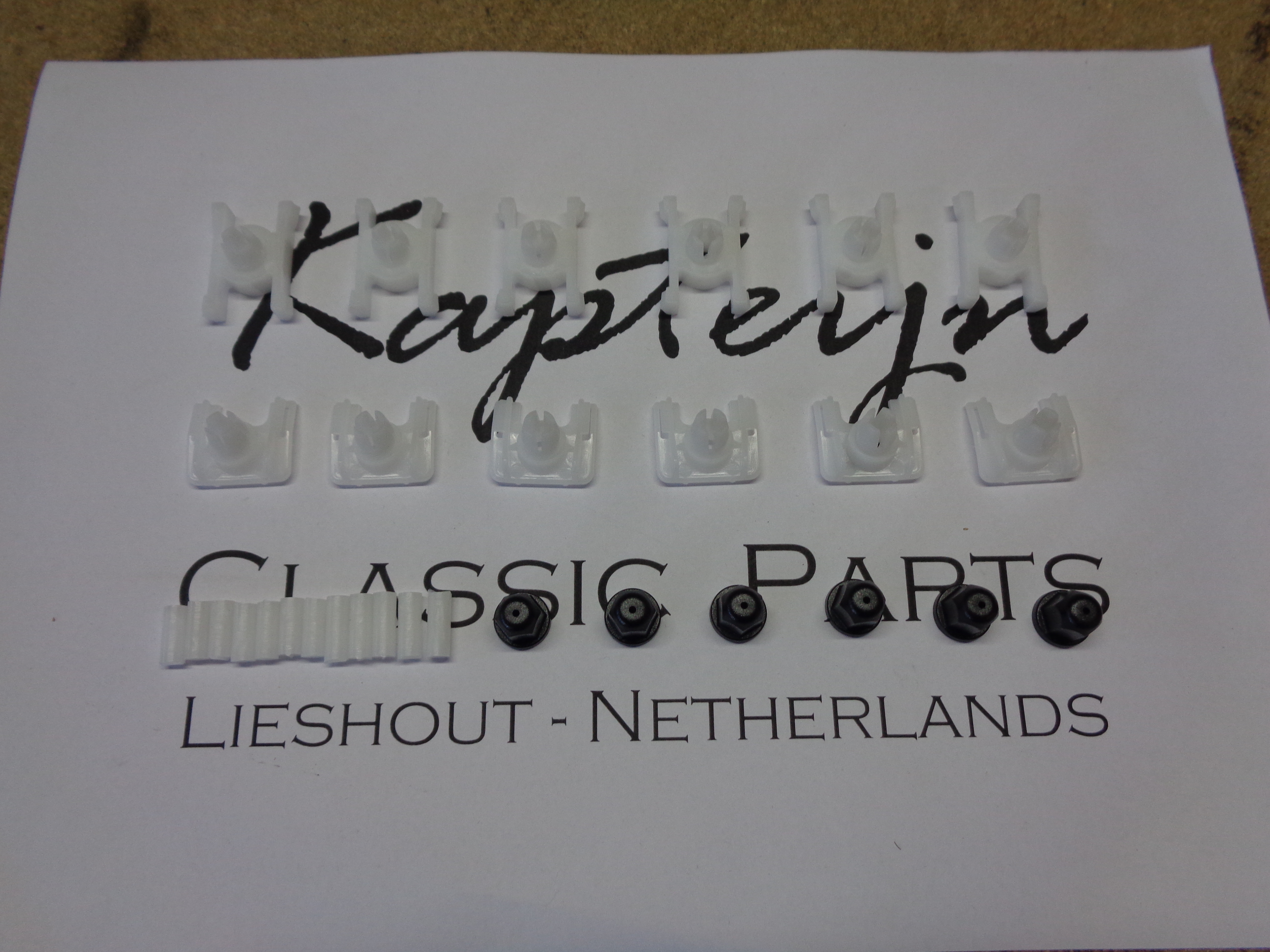 Stossleistensatz Shadow Line Cabrio, inklusief Montageteile (Repro, New)