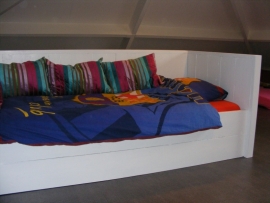 Steigerhouten bed Boyd