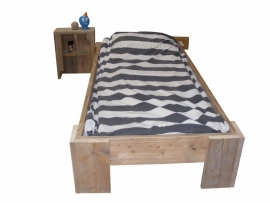 Steigerhouten bed Edwin