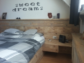 Steigerhouten 2-persoonsbed Sweet Dreams