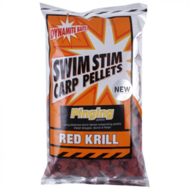 Swim stim red krill pellets pinging