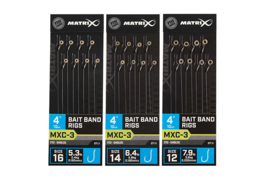 MXC-3 barbless 10cm bait band rigs