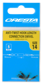 Anti-Twist Hook Length Connection Swivel