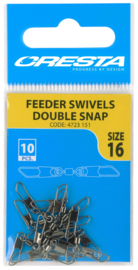 Feeder Swivel Double Snap